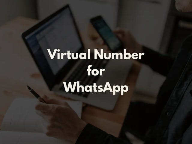 How to get a virtual number for WhatsApp?