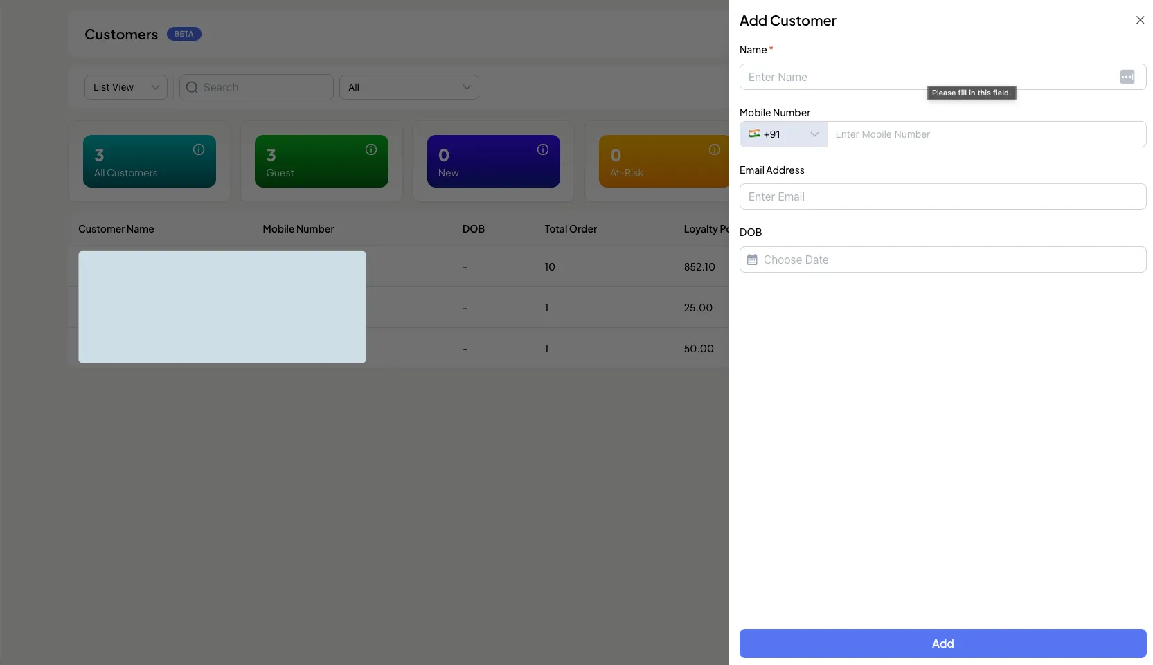 Waakif - Import Customers