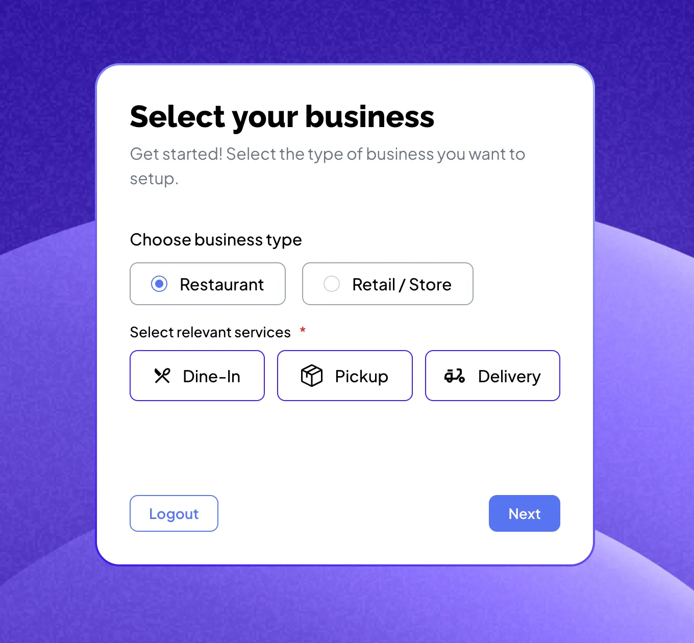 restaurant website maker
