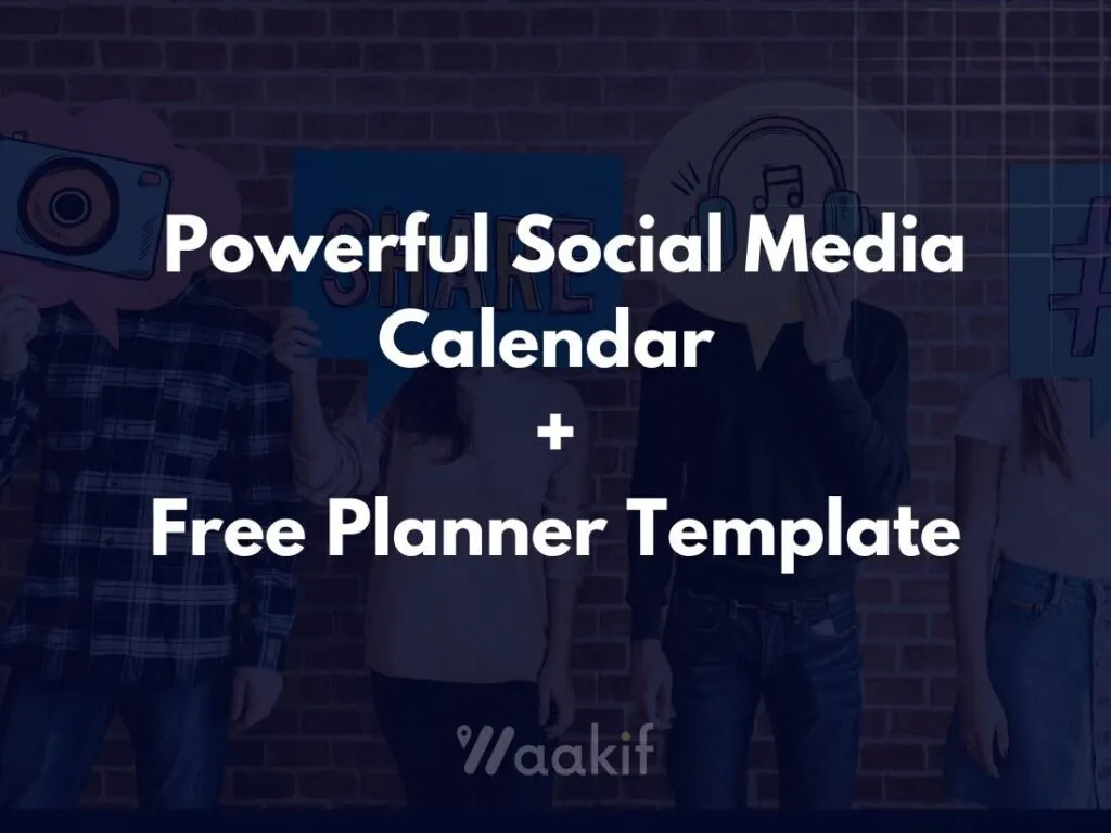 Social Media Calendar Template